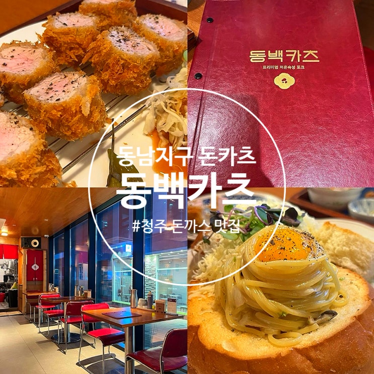  청주 동남지구 돈까스 맛집 동백카츠 내돈내산 후기
