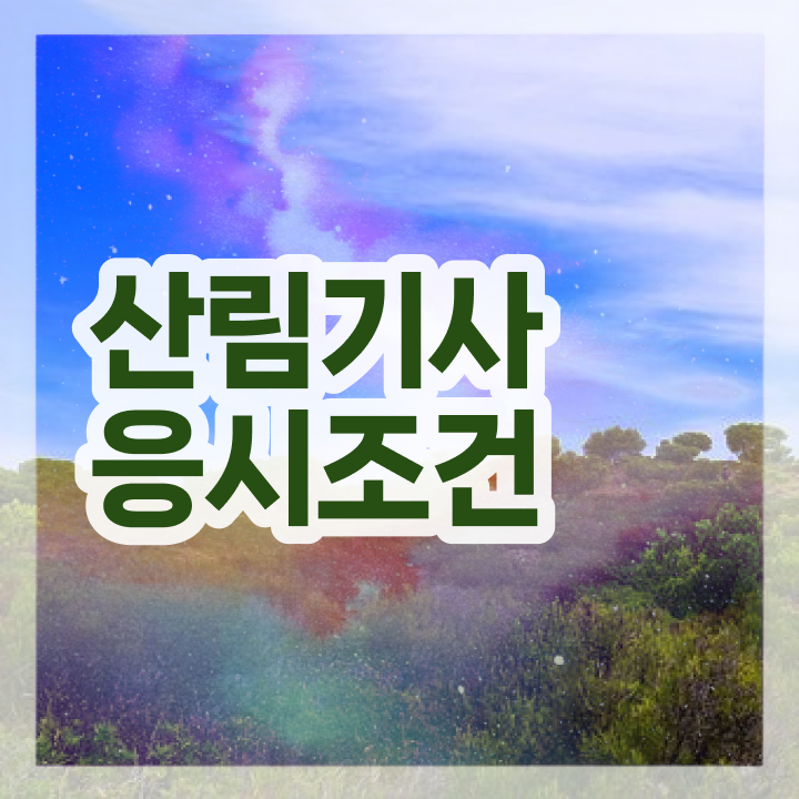  산림기사 학점은행제 산림기사 취득자격 학점은행제로 15주만에 완료한 팁