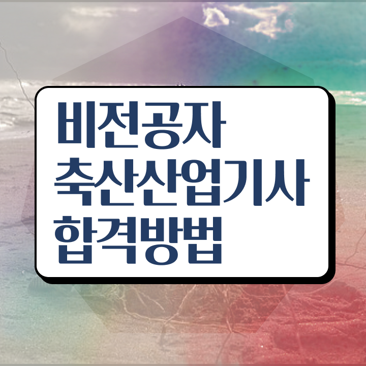  축산산업기사 응시조건 집에서 온라인으로 4달 안에 끝낸 방법