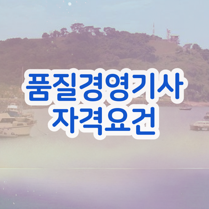  품질경영기사 실기 후기 품질경영기사 응시자격 온라인으로 5달만에 성공한 과정