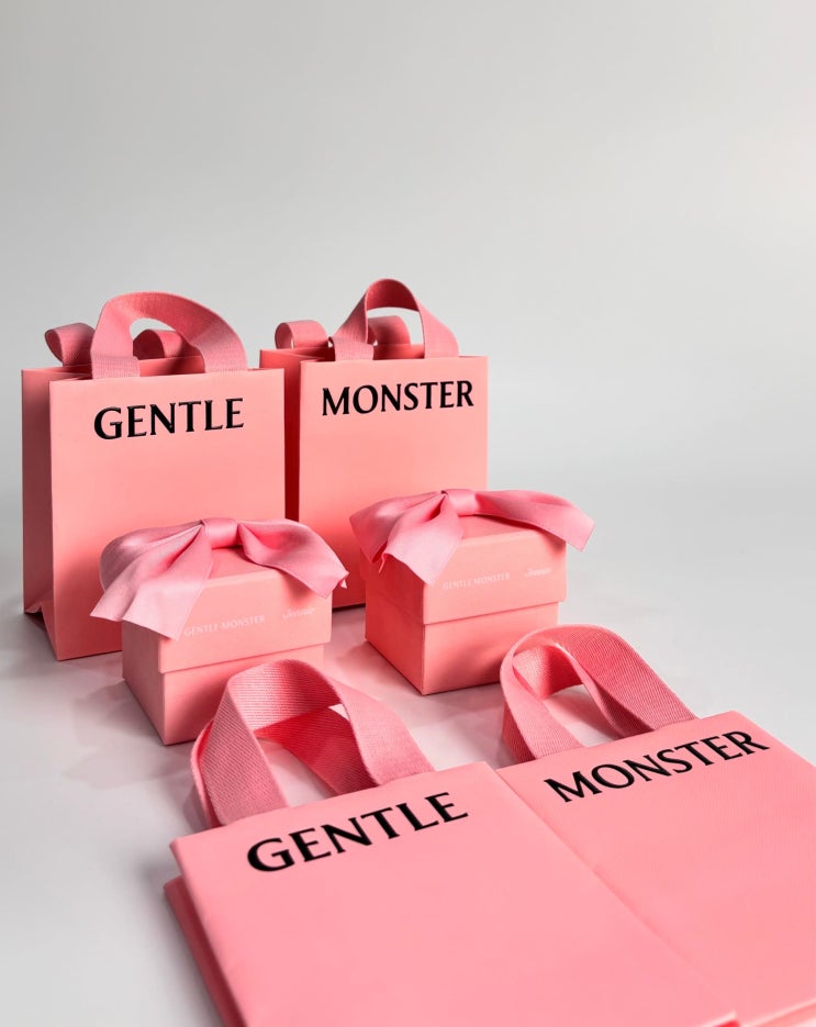  [Gentle Monster 쇼핑백] Jennie Edition Gentle Monster 쇼핑백 , 럭셔리 쇼핑백 제작, FSC, S&K