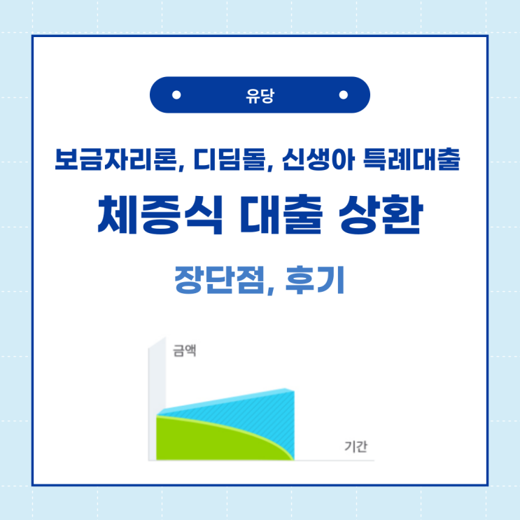  주담대 대출 시 체증식 상환의 장단점! 실제 후기