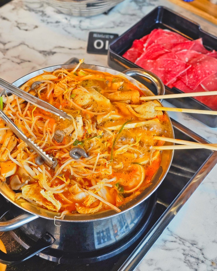  동탄 샤브샤브 무한리필 퐁당 샤브샤브 뷔페 호수공원 맛집 추천