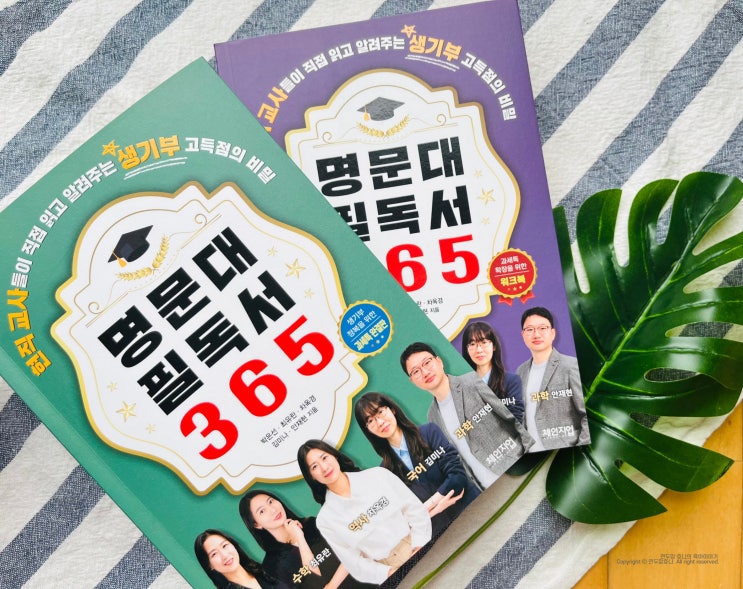 명문대 필독서 365 워크북 중등 중학생 고등학생 생기부 책 명문대 필독서 365 워크북 중등 중학생 고등학생 생기부 책