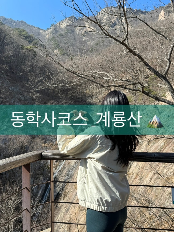  [동학사] 계룡산 최단 코스 동학사 코스 등산 후기