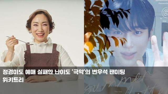 <b>정경미</b>도 예매 실패한 난이도 '극악'의 <b>변우석 팬미팅</b>