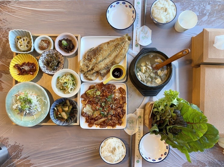  흑돼지 제육볶음 쌈밥이 맛있는 부모님 모시고 가기 좋은 조천 맛집 : 밀림원