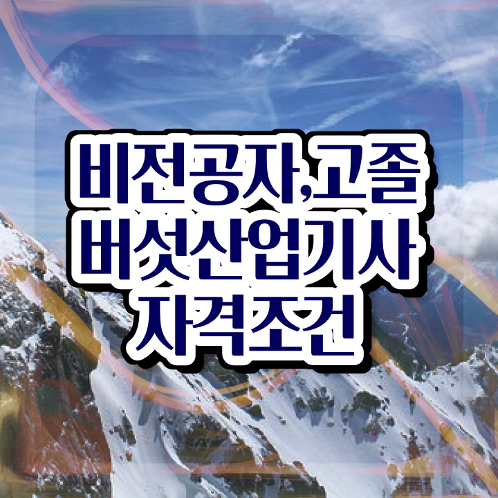  버섯산업기사 자격요건 학점은행제로 5개월 만에 완료한 후기