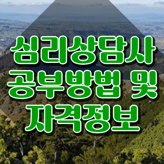  심리상담사문제집 , 심리상담사 자격증 합격정보 정보 가득