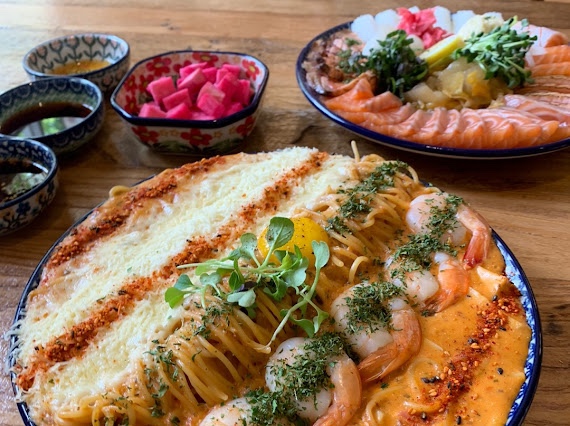  광주 맛집 연어하다 봉선직영점 연어모듬 명란로제파스타