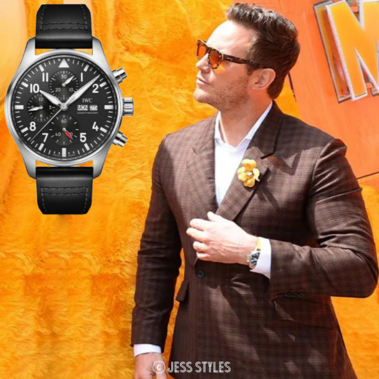  크리스 프랫의 IWC 파일럿 워치 크로노그래프 가격 남자 명품시계 추천