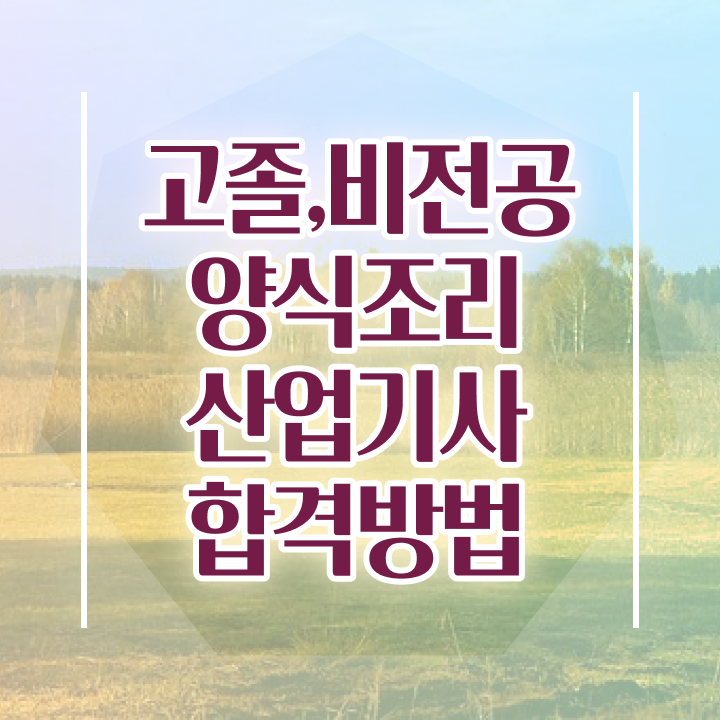  양식조리산업기사 시험응시자격 온라인으로 15주 동안 완료한 노하우