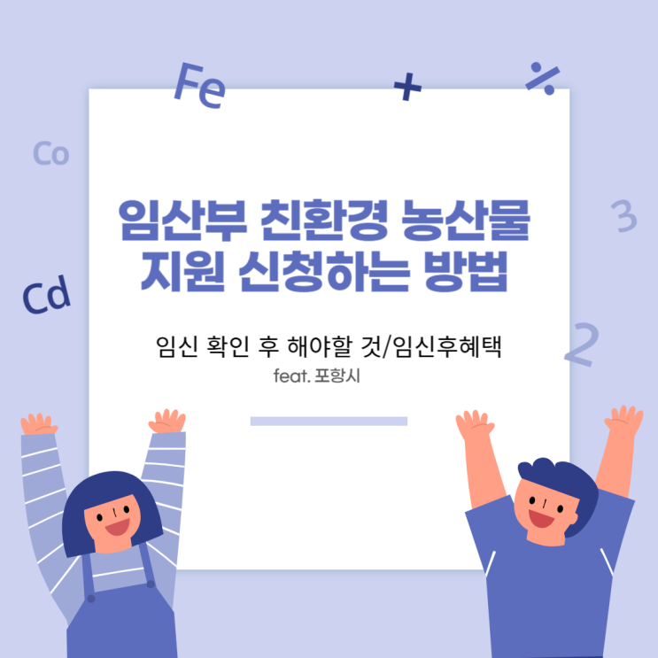  임산부 친환경 농산물 지원 신청하는 방법(feat. 포항시) - 임신 확인 후 해야할 것/임신후혜택