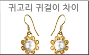  귀고리 귀걸이 차이