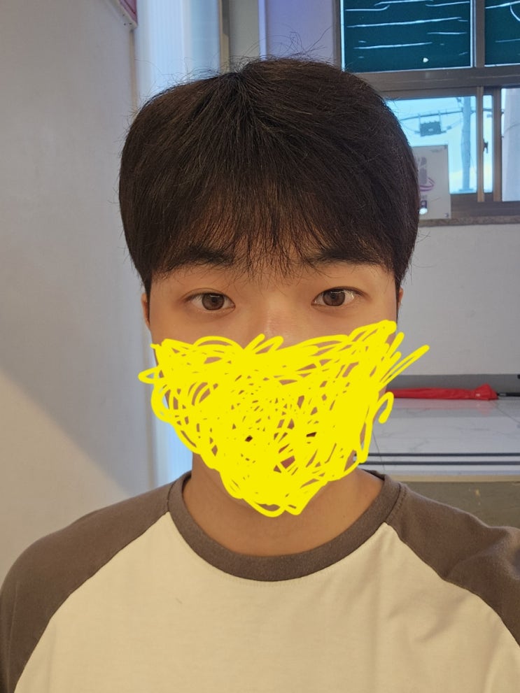  지저분한 머리 정리