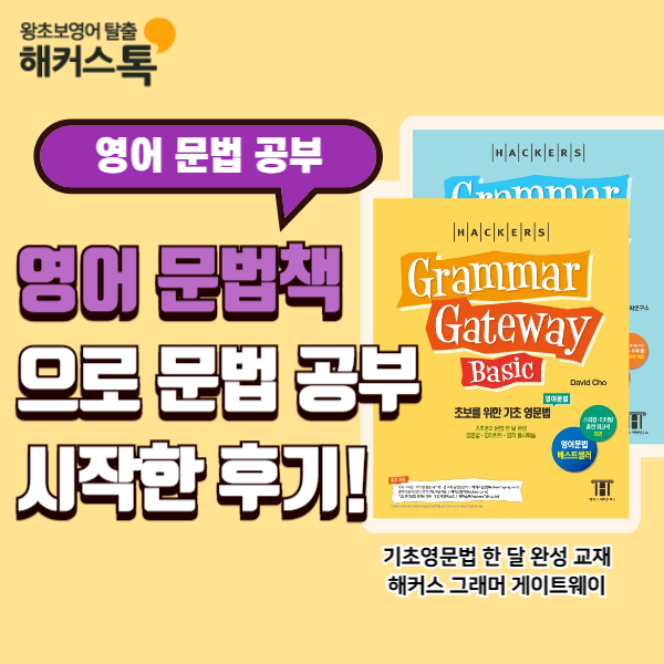  영어 문법 공부, 성인 영어 문법책 추천 후기!