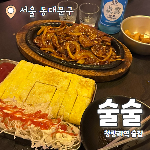  술술 : 청량리역 바로앞 레트로포차 내돈내산 후기
