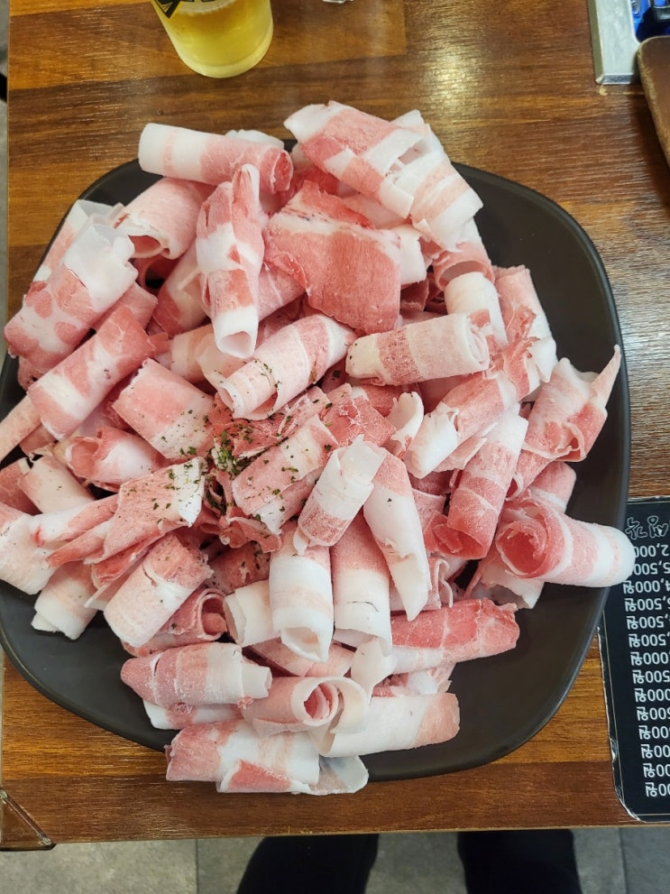  다대포 낫개 맛집 제주산 대패삼겹살 대패생각