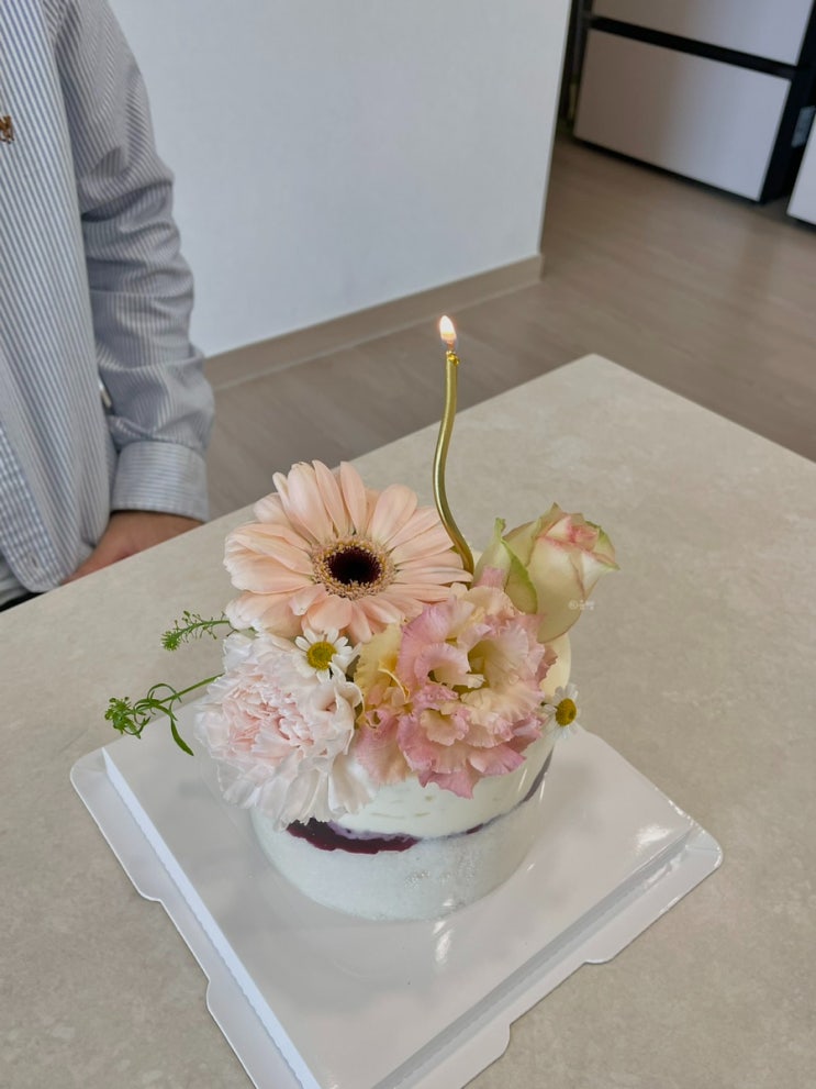  평택 생화케이크 떡케이크 맛집 라우리케이크 기념일 선물 추천