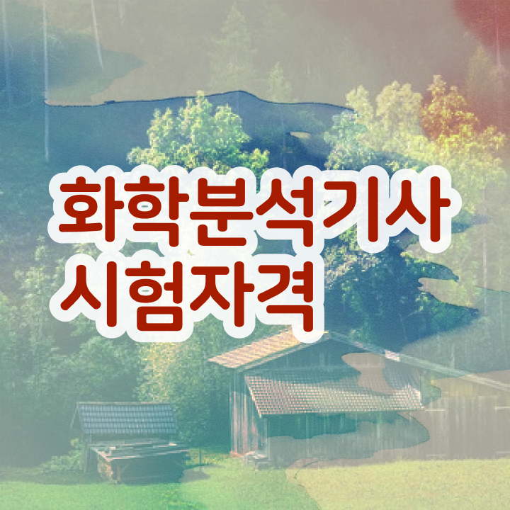  화학분석기사 화학분석기사 응시조건 인강만 듣고 4달 안에 성공한 방법