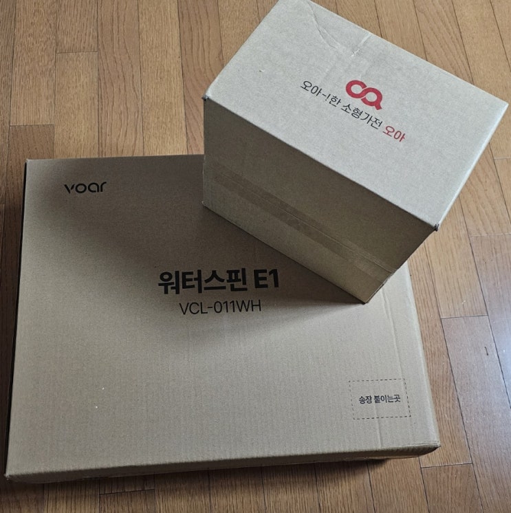  물걸레 청소기 오아 워터스핀 E1 (VCL-011WH)