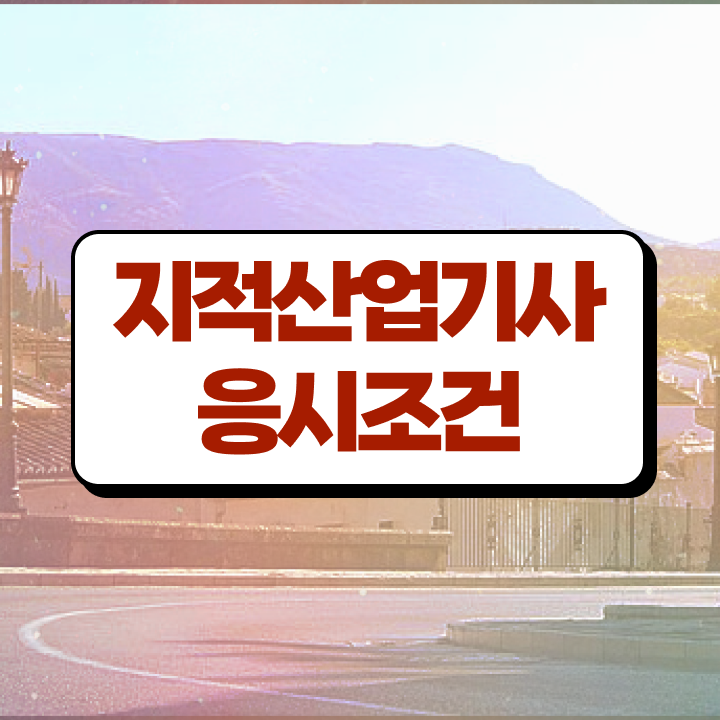  지적 산업기사 지적산업기사 시험응시조건 인강으로 4개월 만에 준비한 과정