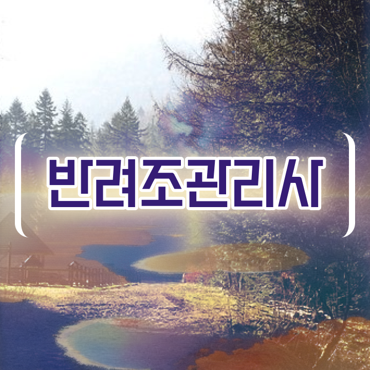  반려조관리사 , 반려조관리사 자격증 합격한 전략 확인하세요
