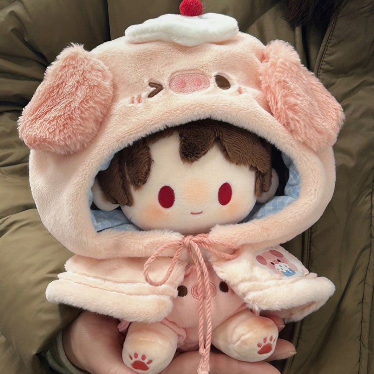  20cm 달콤 동물 망토 인형옷 아이돌인형옷