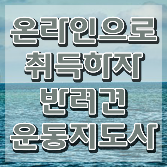  40대여자취업 , 2주 만에 반려견운동지도사자격증 취득 정보