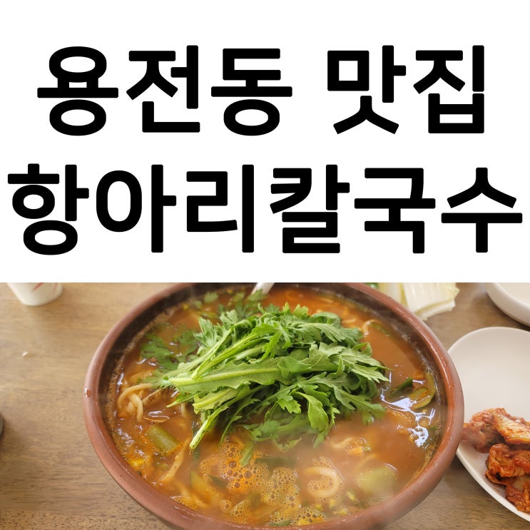  대전 용전동 칼국수 맛집 항아리칼국수