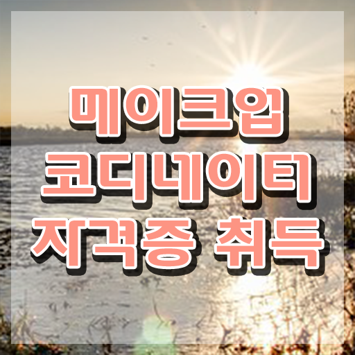  메이크업자격증 , 메이크업코디네이터 자격증 1급,2급 동시에 합격한 비법 , 향후 전망