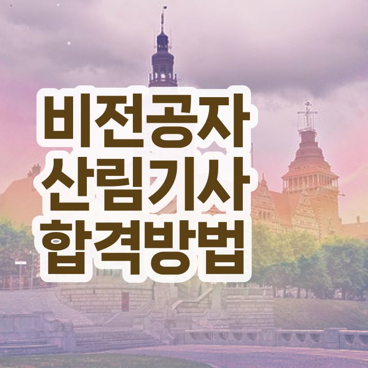  산림 기사교재 산림기사 취득자격 인강만 듣고 5달만에 성공한 비법