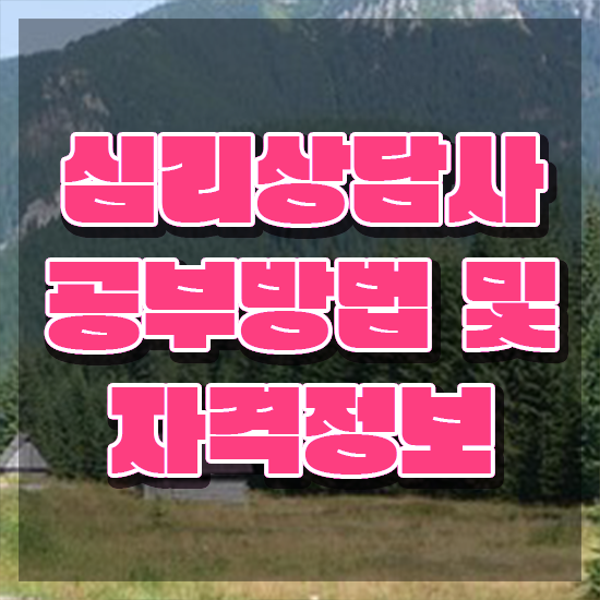  아동 심리상담사 자격증 , 심리상담사 자격증 취득한 노하우 최신정보 공유