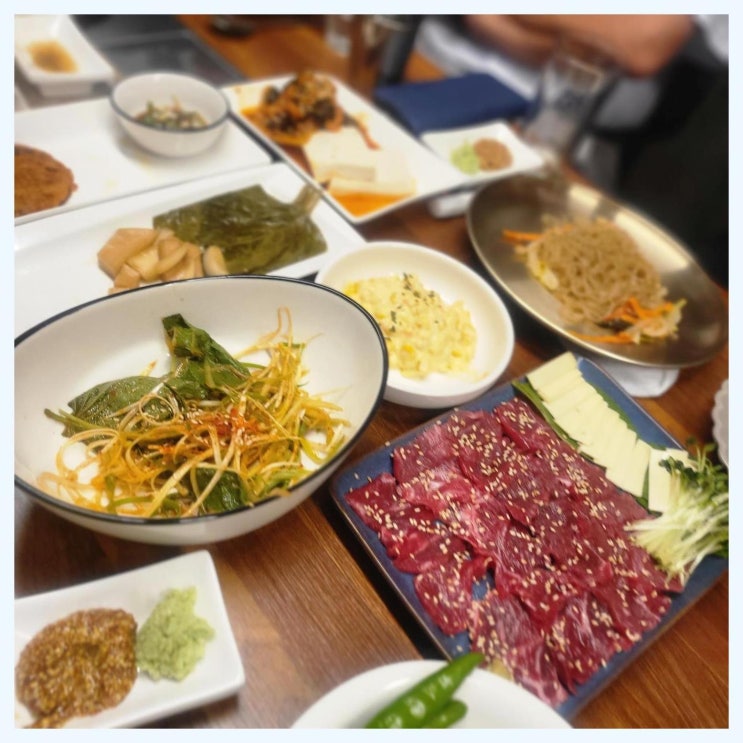  성성동맛집 또 먹고 싶은 살살녹는 고기랑 청목