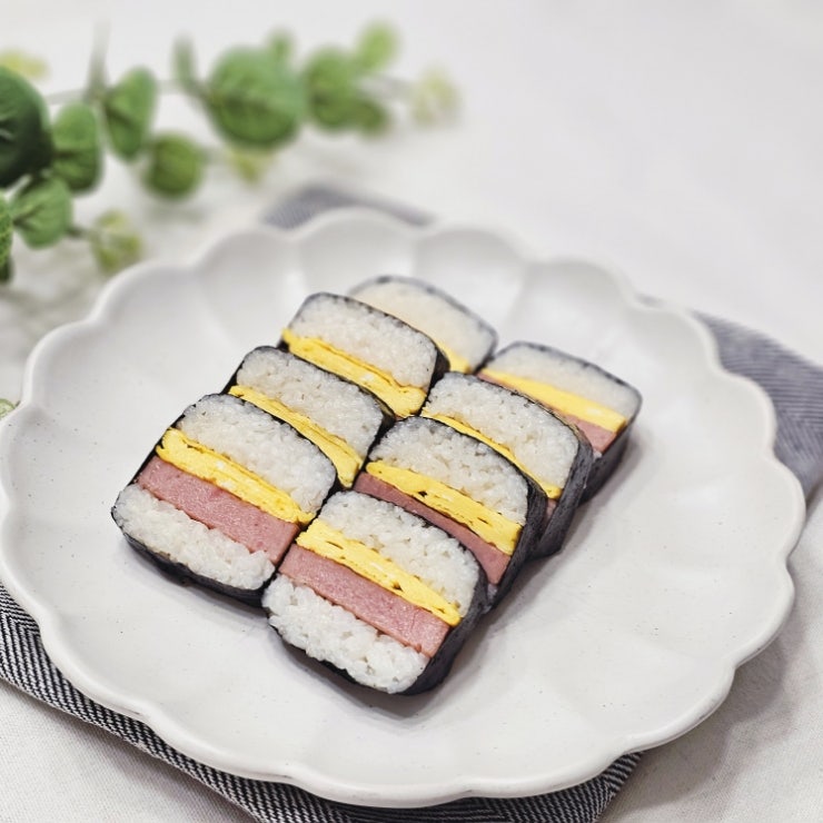 스팸무스비 만들기 사각김밥 스팸무스비틀 초간단 스팸요리