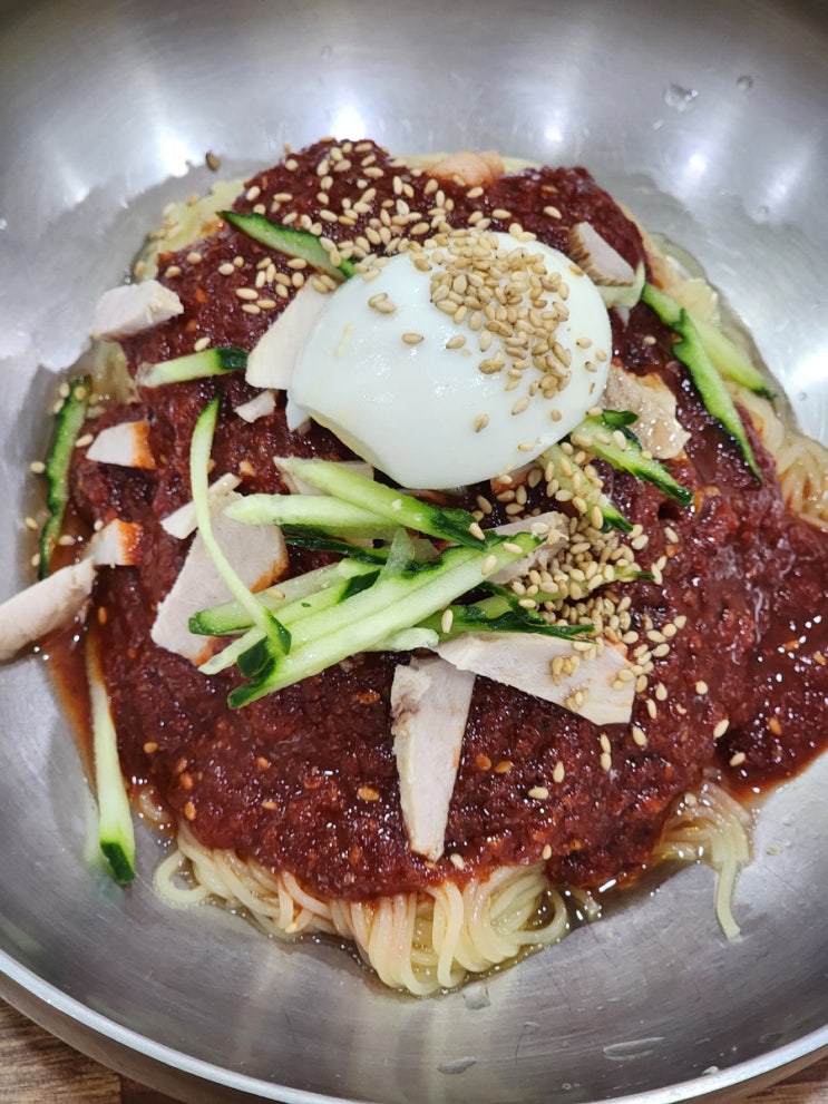 부산 범방동 여름철 별미 점심맛집 범방가야밀면