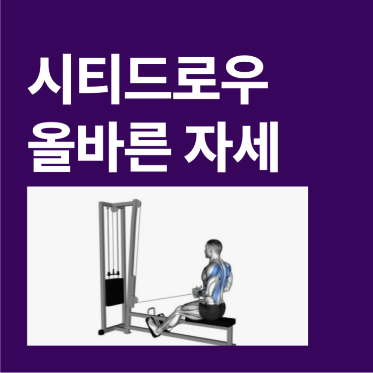  시티드로우 머신, 자극 3배 올리는 자세