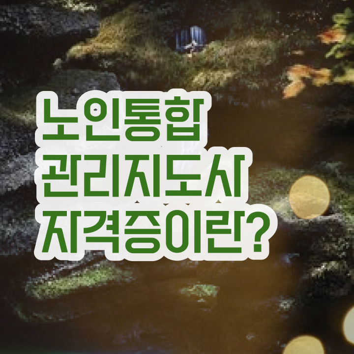  50대취업 , 노인통합관리지도사 자격증 온라인으로 쉽게 취득한 노하우 공유드려요