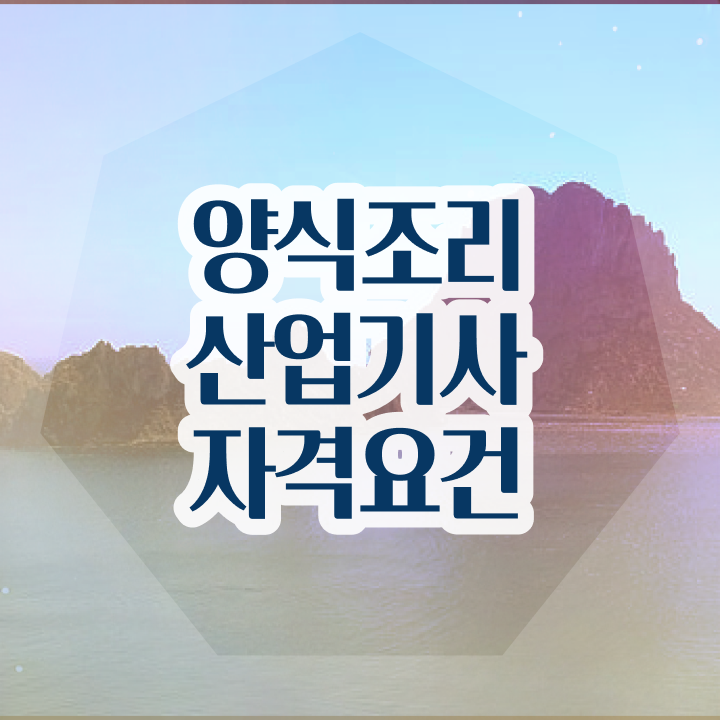  양식조리산업기사 실기 후기 양식조리산업기사 시험응시자격 집에서 온라인으로 5개월 만에 완료한 후기