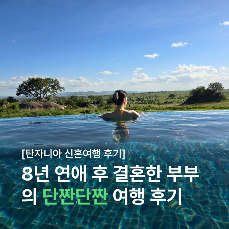  8년 연애 후 결혼한 신혼부부가 말해주는 단짠단짠 탄자니아 여행 후기 (feat. 세렝게티, 응고롱고로, 잔지바르)