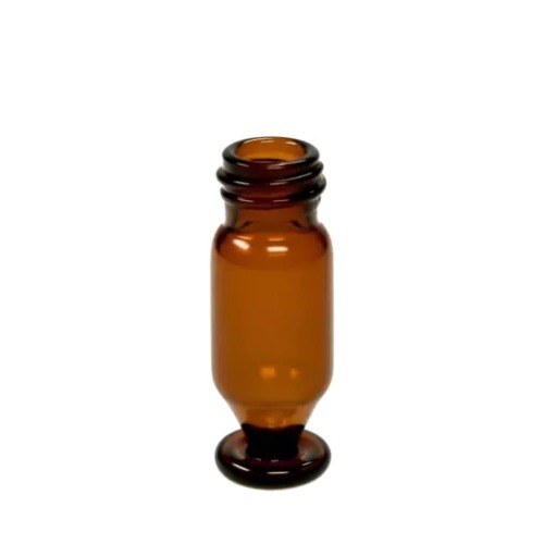  [유리초자] 1.2 ml 광구형 엠버 스크류 바이알 1.2 ml Wide Mouth Amber Screw Vial