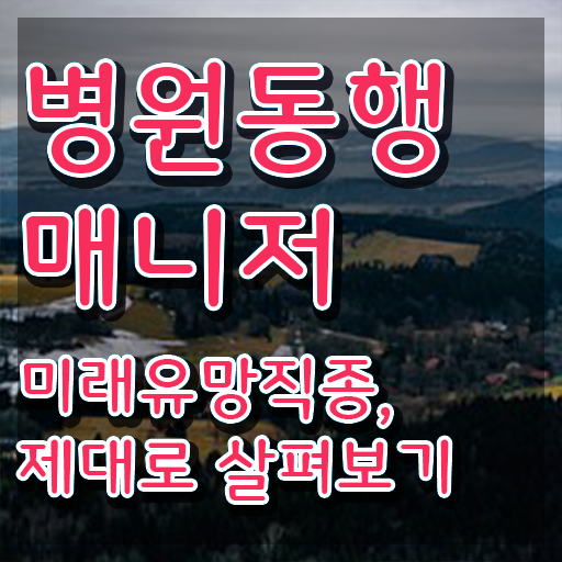  50대여자취업 병원동행사 자격증 동영상으로 합격 비법