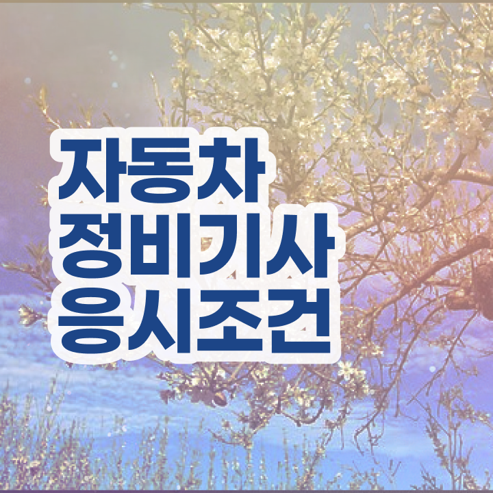  자동차정비기사 학점 자동차정비기사 시험응시자격 학점은행제로 4달 안에 준비한 팁