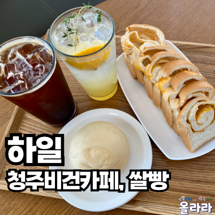  청주비건카페 성안길 시내 쌀빵 하일