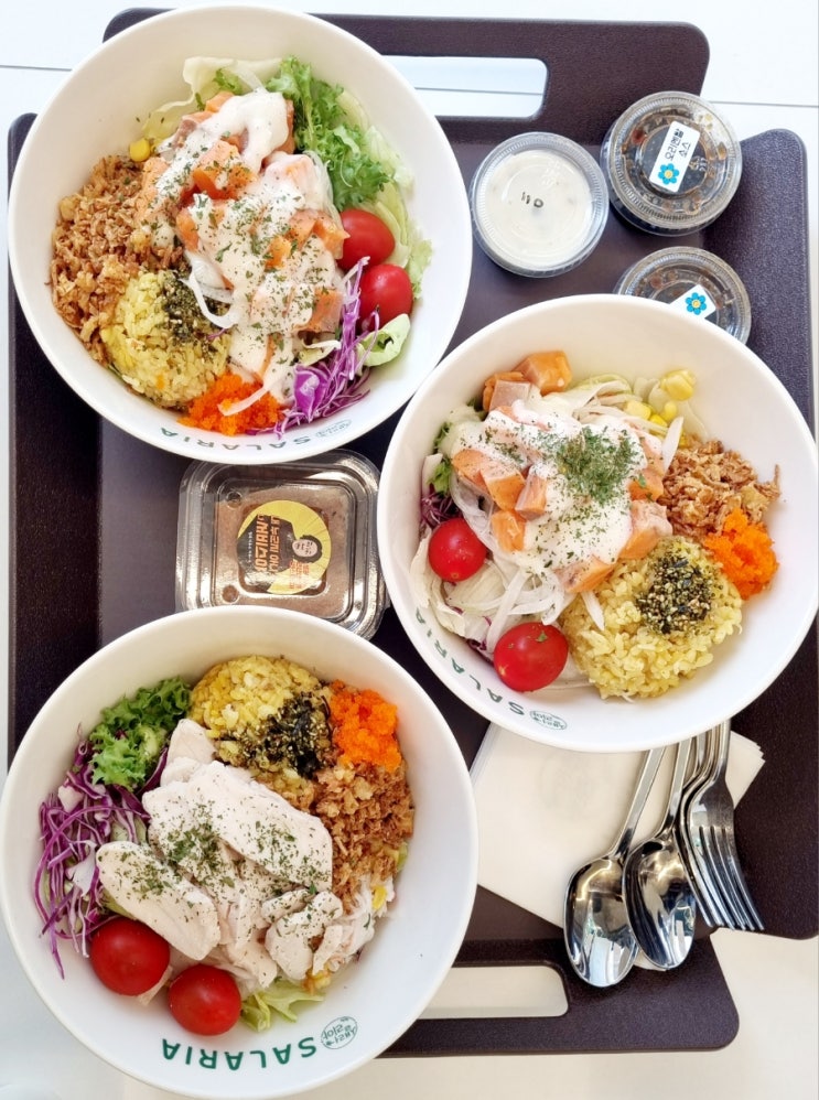  안산 신길동 맛집 샐러리아 안산신길점 _ 훈제연어 포케 스팀닭가슴살 포케