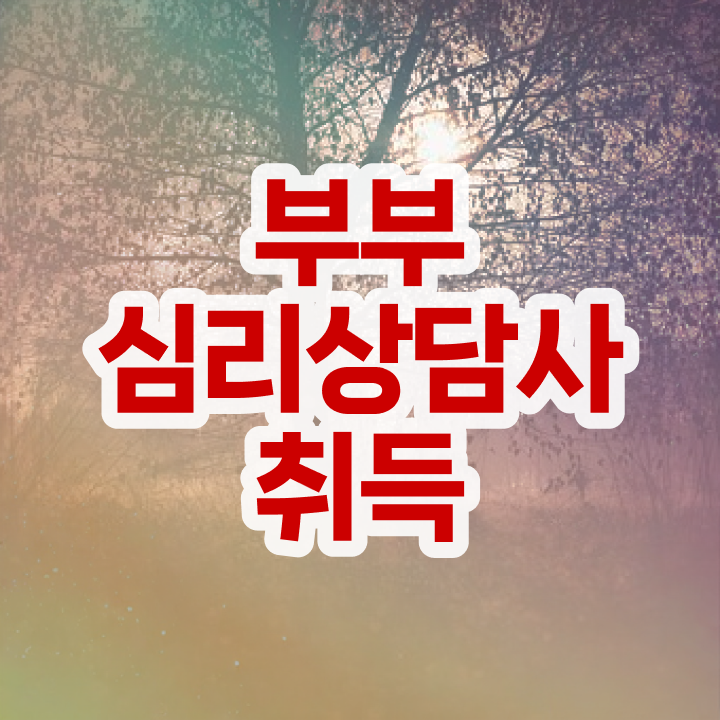 부부심리상담사교육지원센터 , 부부심리상담사 자격증 합격한 전략 여기서 확인하세요