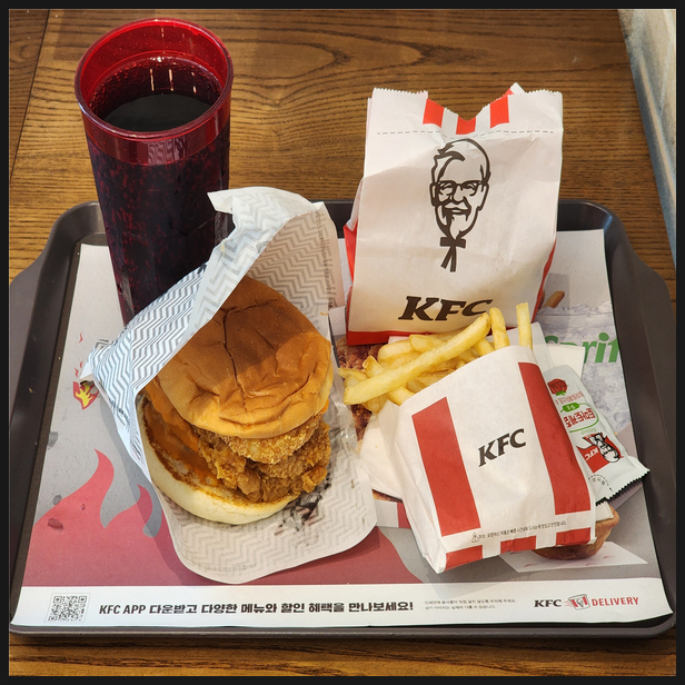  용산 KFC 메뉴 추천 스파이시버거박스