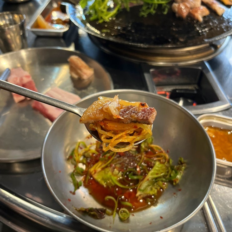  진주맛집 왕솥뚜까리삼겹살 하대동고기집 솔직후기