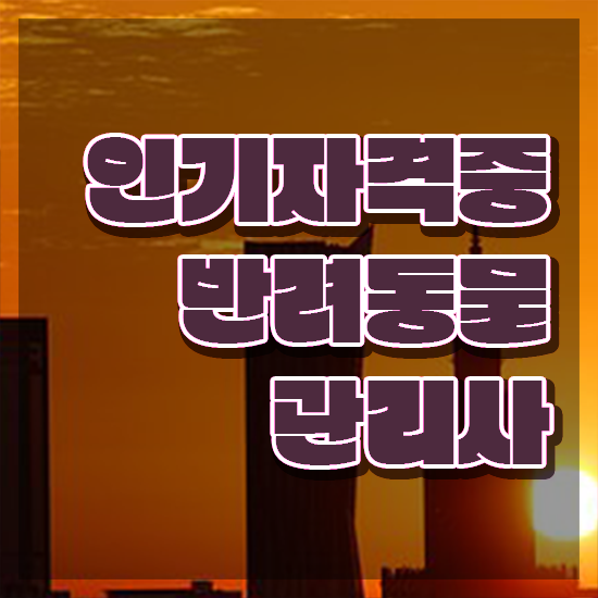  반려동물학과 전망 , 반려동물관리사 자격증 취득한 정보 여기서 확인하세요