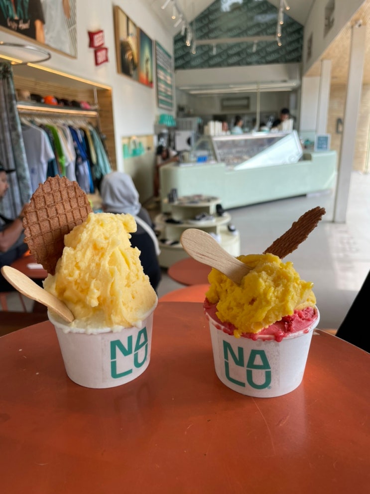  발리 짱구 젤라또 종류가 다양한 나루 아이스크림 Nalu Icecream